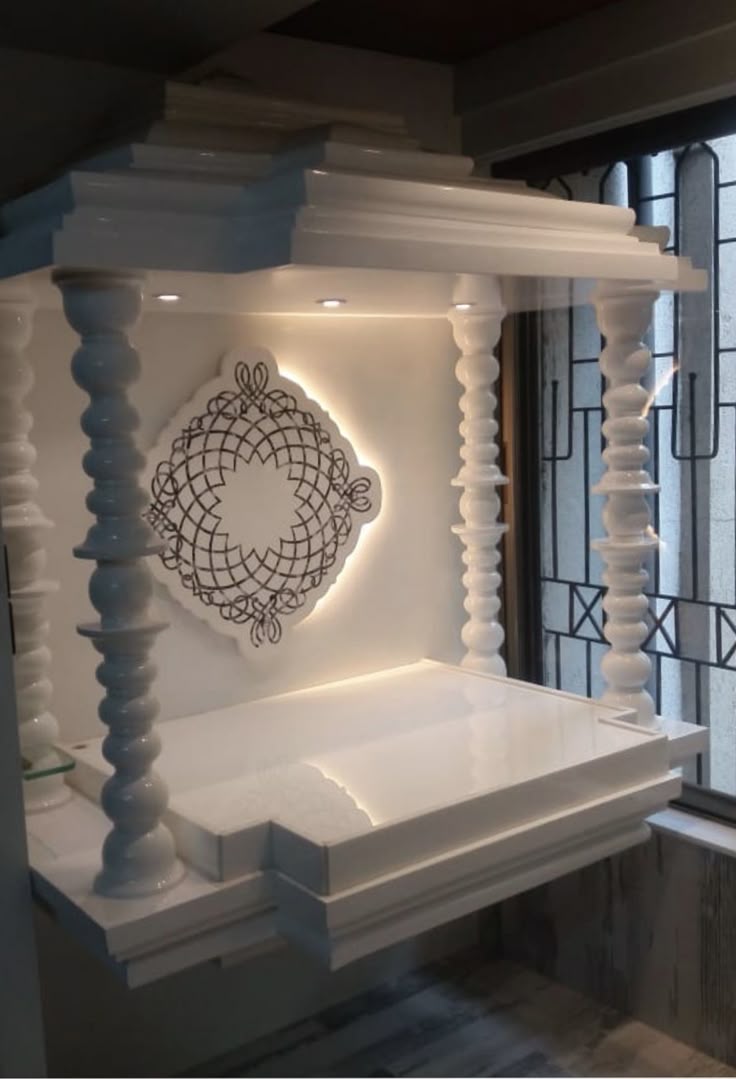 Designer marble mandir